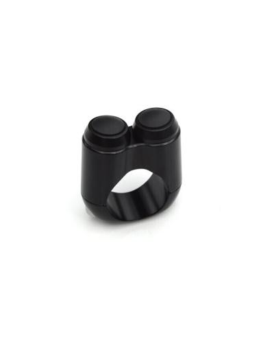 GRAMPO DE BOTÃO PRETO DE 22MM (7/8)