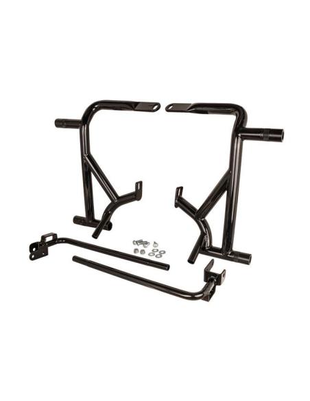 BRAWLER REAR CRASH BAR KIT BURLY BRAND FOR HD TOURING 14-UP BLACK
