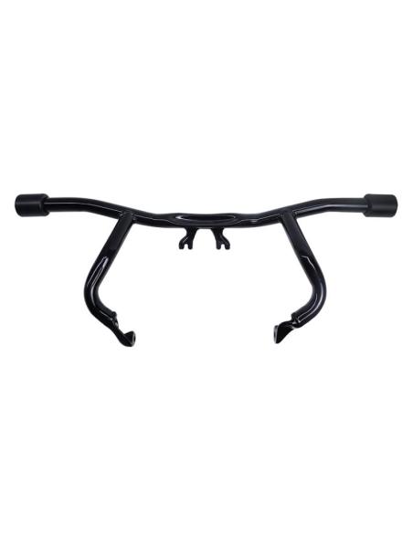 DEFESA TIPO ACROBÁTICA PARA HARLEY TOURING 2024+ COM TOPES EM PRETO BRILHANTE