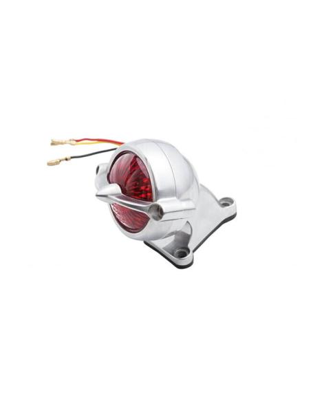 TAIL LIGHT WITH BEL AIR BRACKET POLISHED ALUMINIUM