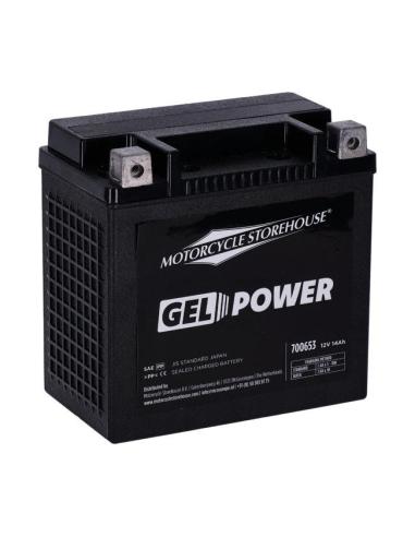 MCS NANO SERIES SEALED YTX14L GEL BATTERY  - 12V 14AH 260CCA