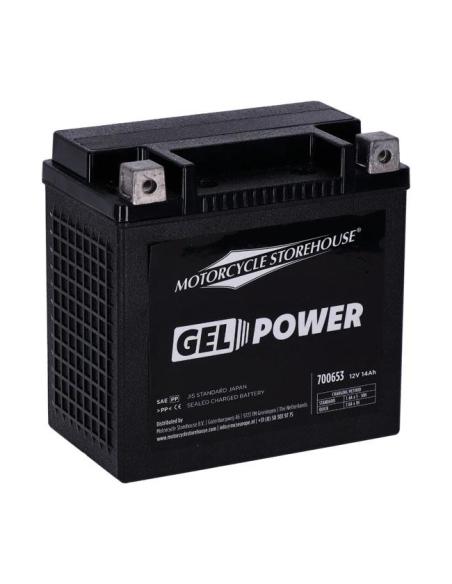MCS NANO SERIES SEALED YTX14L GEL BATTERY  - 12V 14AH 260CCA