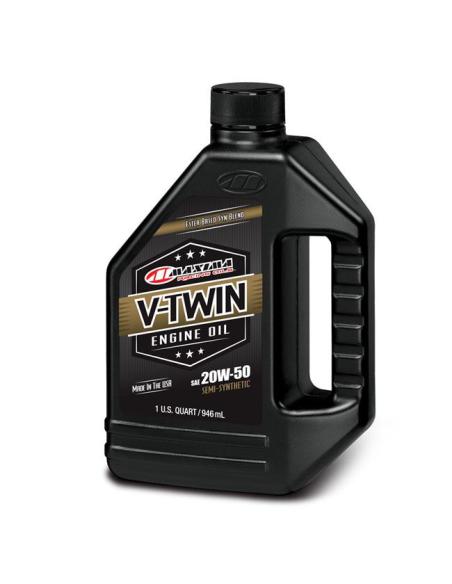 Comprar Aceite Maxima Racing Oils V-Twin 20W50 Semisintético  – 1 Quart (946Cc) a precio de oferta