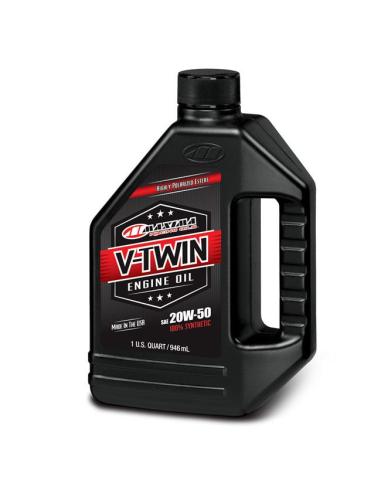 Acquista Olio Maxima Racing Oils V-Twin 20W50 Sintetico – 1 Quart (946Cc) a prezzo scontato