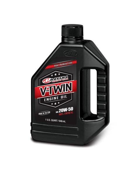 Comprar Aceite Maxima Racing Oils V-Twin 20W50 Sintético – 1 Quart (946Cc) a precio de oferta