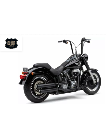 PRETO COBRA NH 3" PARA SOFTAIL FLSTF GORDO