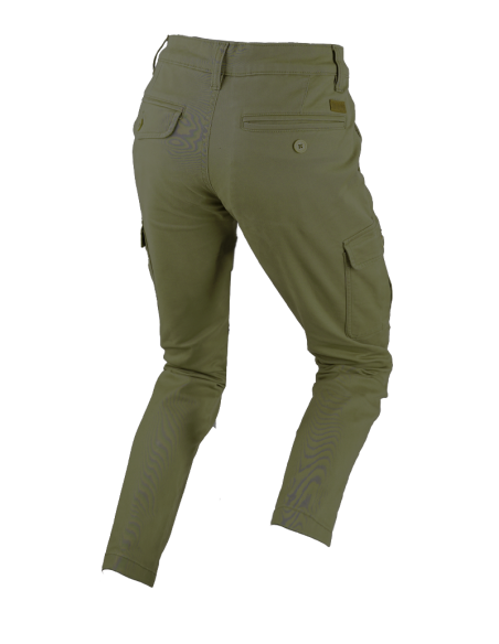 BY CITY ARMY MAN GREEN PANTS WITH MULTIFUNCTIONAL POCKETS