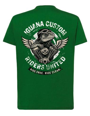 T-SHIRT VERT IGUANA ARMY RIDERS UNITED - CLUB T-SHIRT AVRIL 2025