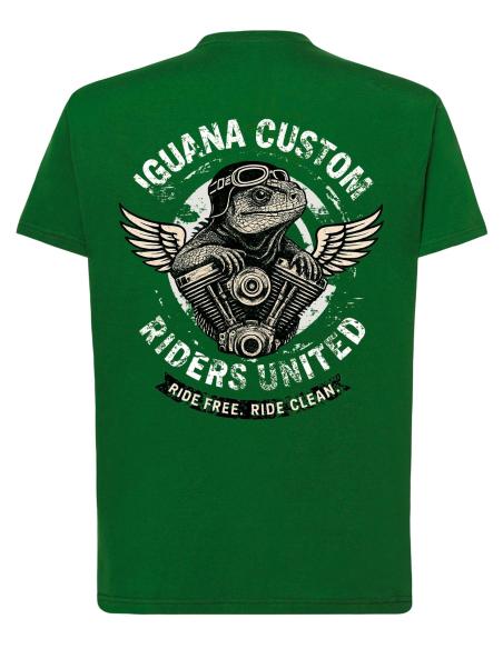 T-SHIRT VERT IGUANA ARMY RIDERS UNITED - CLUB T-SHIRT AVRIL 2025