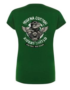 Comprar Camiseta Mujer Verde Iguana Army Riders United - Club Camiseta Abril 2025 a precio de oferta