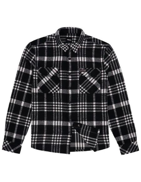 Acquista Camicia Roeg Blaze Flannel Nera a prezzo speciale