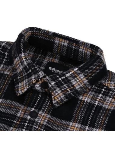 Chemise Roeg Blaze Flannel Grise | Style et Durabilité