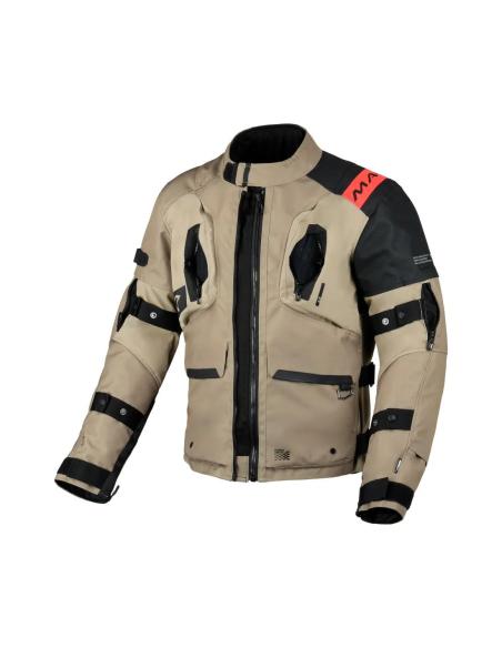 Macna Higera Taupe/Black Jacket | Vintage Style & Modern Protection