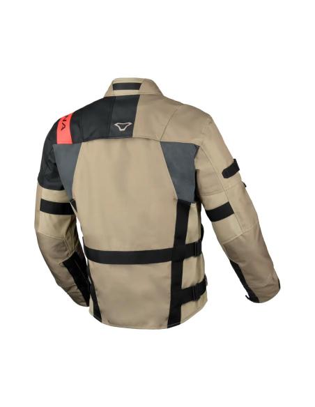 Jaqueta Macna Higera Taupe/Preto | Estilo Vintage e Proteção Moderna