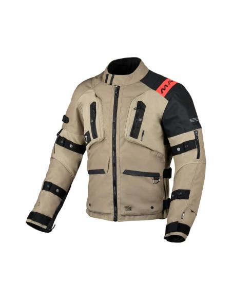Veste Macna Higera Taupe/Noir | Style Vintage et Protection Moderne