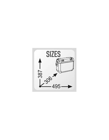 SIDE CASES GIVI TREKKER OUTBACK 48L. ALUMINIUM