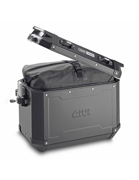 Lado Givi Trekker Outback 48L. Alumínio Preto