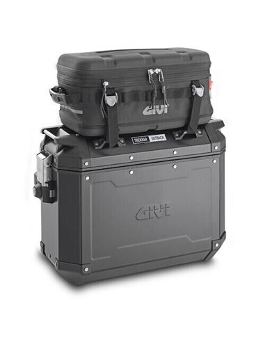 Side Cases Givi Trekker Outback 48L. Black Aluminium