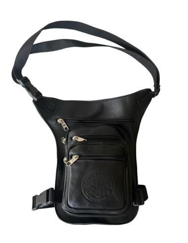 Comprar Bolsa De Pierna De Piel Con 5 Bolsillos America'S Highway a precio de oferta