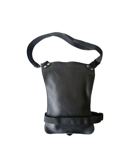 Comprar Bolsa De Pierna De Piel Cierre Solapa Con Hebilla Route 66 a precio de oferta