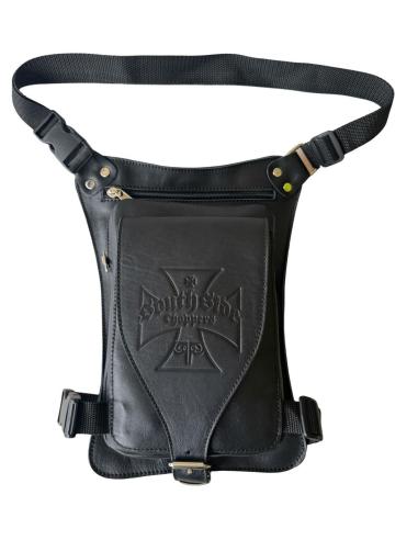 Leather Thigh Bag with 5 Pockets – Adjustable, Durable & Stylish