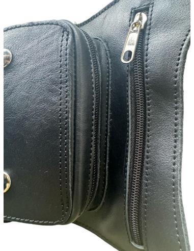 Comprar Bolsa De Pierna De Piel 2 Remaches Route 66 a precio de oferta