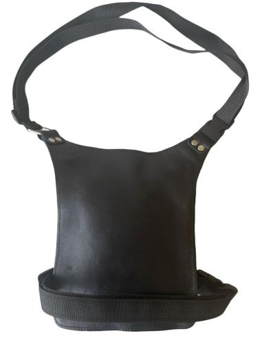 Bolsa de Coxa em Couro com 5 Bolsos – Ajustável, Resistente e Estilosa