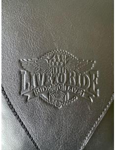 Comprar Bolsa De Pierna De Piel 2 Remaches Live To Ride a precio de oferta 2