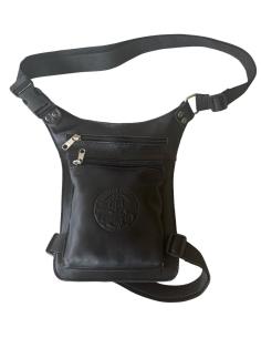 Comprar Bolsa De Pierna De Piel America'S Highway Con 2 Cremalleras Y Diseño Compacto a precio de oferta