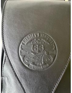 Comprar Bolsa De Pierna De Piel America'S Highway Con 2 Cremalleras Y Diseño Compacto a precio de oferta 2