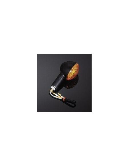 TURNSIGNAL "LARGE CATEYE" BLACK E-MARK