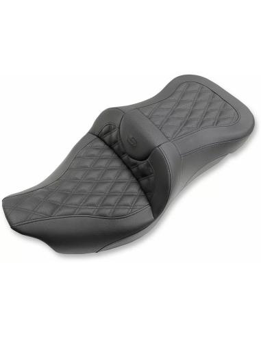 SELLE TOURING À DEUX NIVEAUX AVEC SADDLEGEL™ ET SOUTIEN LOMBAIRE POUR HARLEY-DAVIDSON