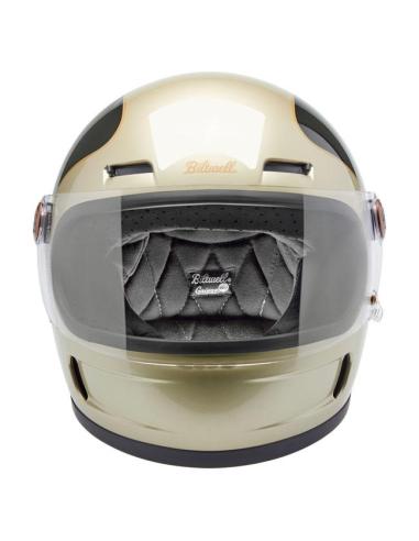 BILTWELL GRINGO SV METALLIC CHAMPAGNE / CHARCOAL TRACKER HELMET