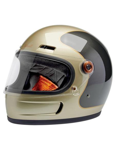 BILTWELL GRINGO SV METALLIC CHAMPAGNE / CHARCOAL TRACKER HELMET
