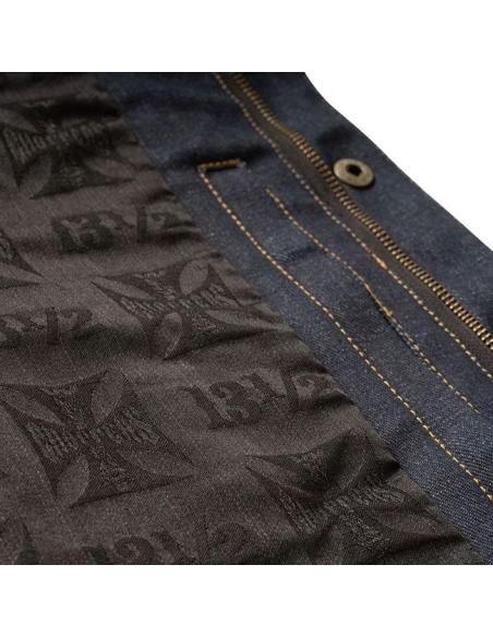 Gilet en Jean RAW WCC x 13 ½ Dominator | West Coast Choppers