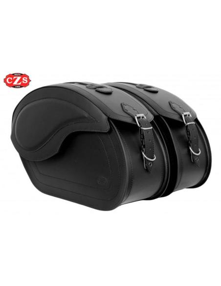 Comprar Alforjas Rígidas Indian Scout Bobber 2025 – Cuero 21L | Iguana Custom