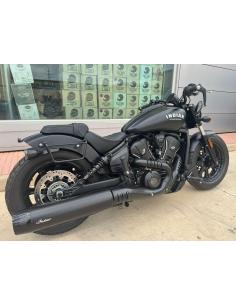 Black Klickfix Brackets Indian Scout Bobber 2025 | Iguana Custom 2