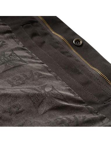 Gilet en Toile Noire WCC x 13 ½ Dominator | West Coast Choppers