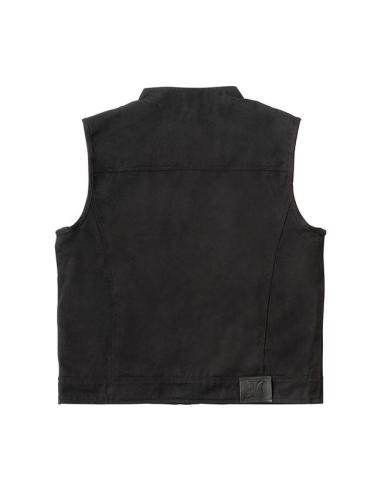 Gilet en Toile Noire WCC x 13 ½ Dominator | West Coast Choppers