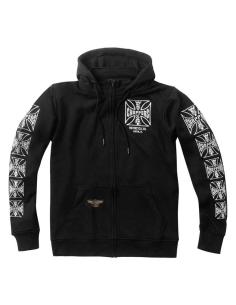 Compra Felpa WCC Dominator Nera | OG Cross Ricamata 2