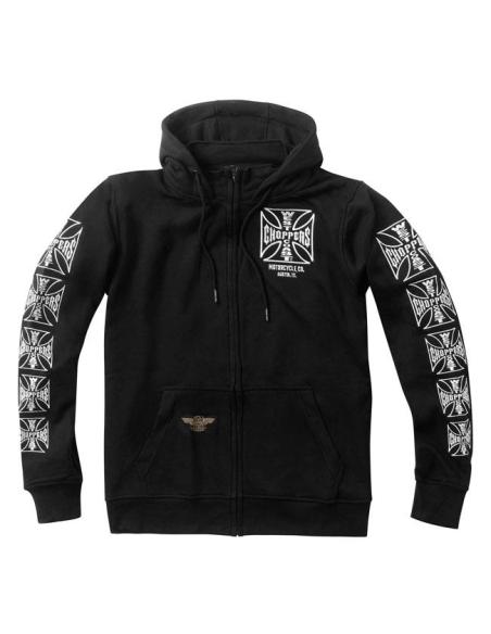 Compra Felpa WCC Dominator Nera | OG Cross Ricamata