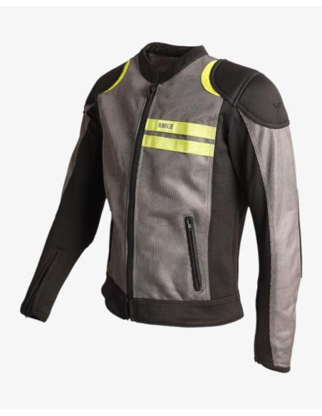 JAQUETA DE VERÃO BREEZE GRIS MAN PARA MOTO – PROTEÇÃO FLEXISHOCK E DESIGN ULTRALEVE