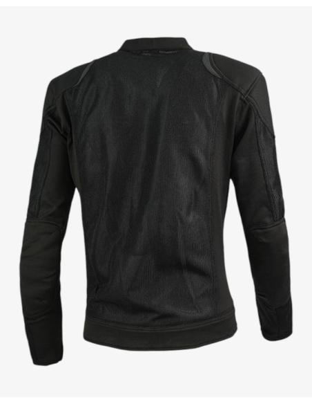 BREEZE WOMEN’S VENTILATED BLACK MOTORCYCLE JACKET – FLEXISHOCK, LIGHTWEIGHT & COMFORT FOR SUMMER