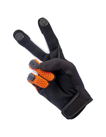 Biltwell Anza Orange/Black Gloves | Off-Road & Touchscreen