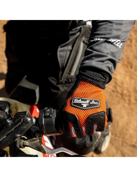Acquista Guanti Biltwell Anza Arancione/Nero | Off-Road Touchscreen