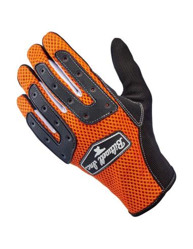 Luvas Biltwell Anza Laranja/Preto | Off-Road + Tela