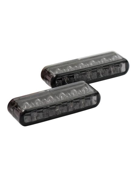 CLIGNOTANTS LED SHORTY AVEC LENTILLE FUMÉE – HOMOLOGUÉS ECE