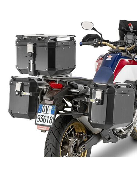 BAUL DE ALUMÍNIO GIVI PRETO TREKKER OUTBACK MONOKEY