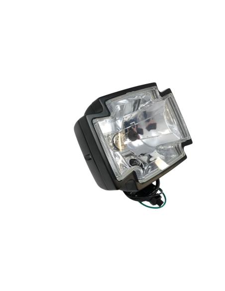 Phare Highway Hawk Gothic Noir H4 12V60/55W | E-mark, Filetage M10