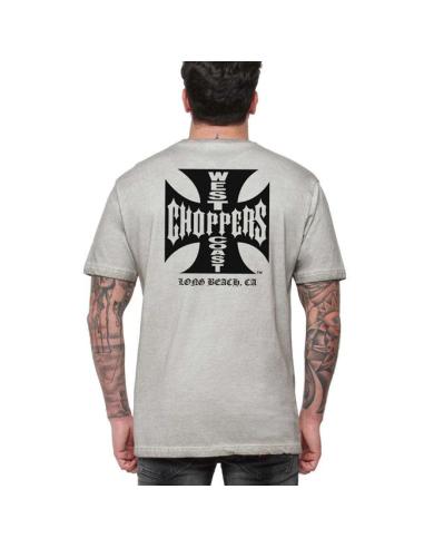 T-Shirt WCC OG LBC Gris Vintage | Logo Noir